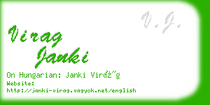 virag janki business card